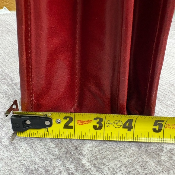 Wilson's Leather Burgundy Red Briefcase Laptop Work Bag Office Academia Boss - Picture 7 of 12